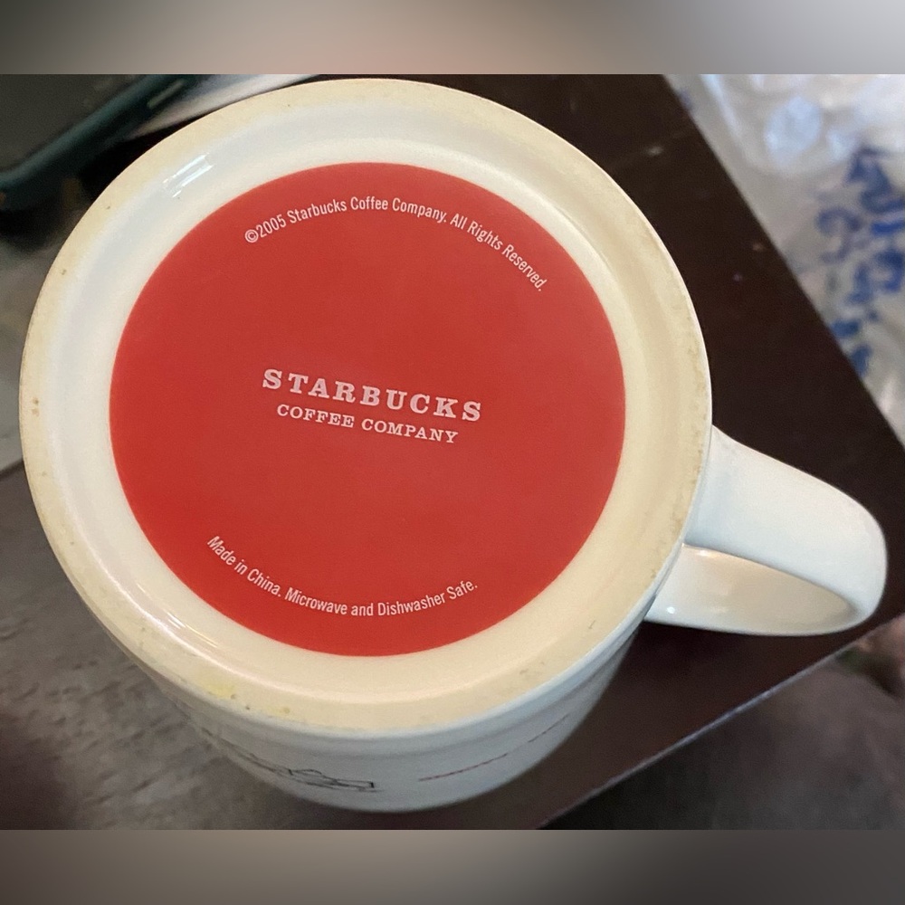 Starbucks Komodo Dragon Blend White Mug 2005 - Picture 7 of 7